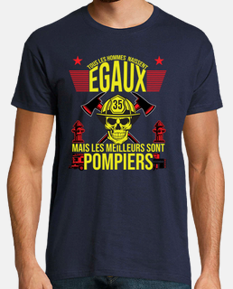 Tee-shirts Cadeau pompier - Livraison Gratuite