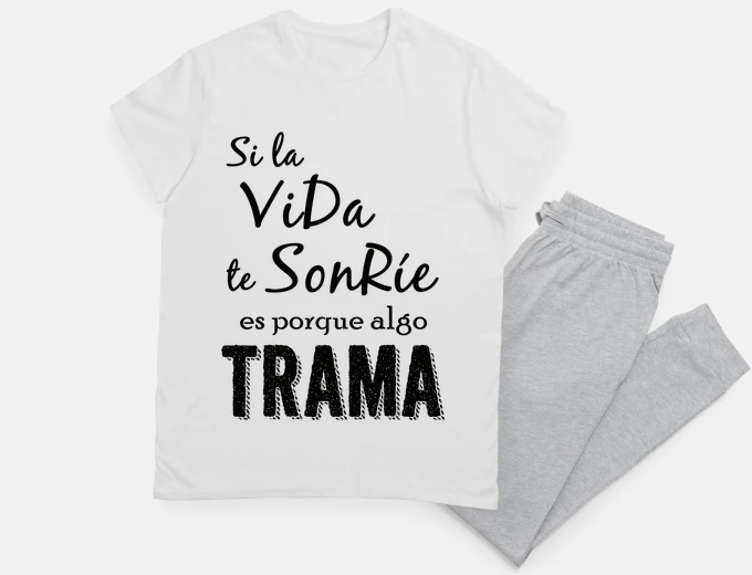 Pajama if life smiles at you