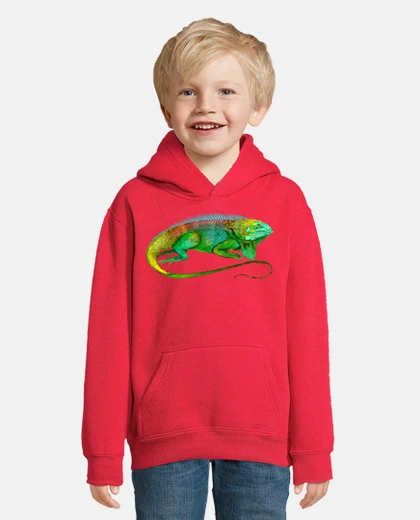 Kids iguana in full color