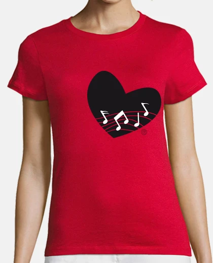 Tee-shirt ii la musique du coeur