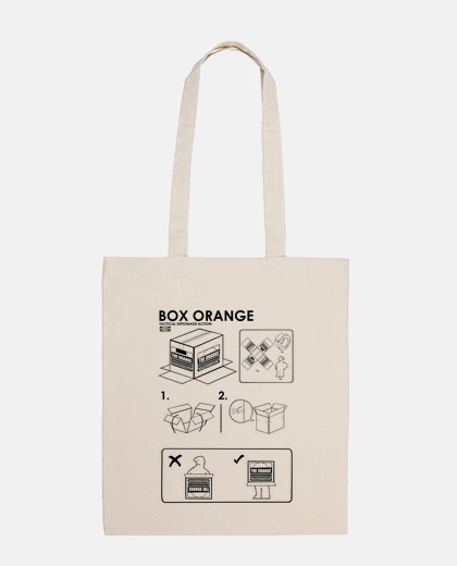Bag ikea orange box