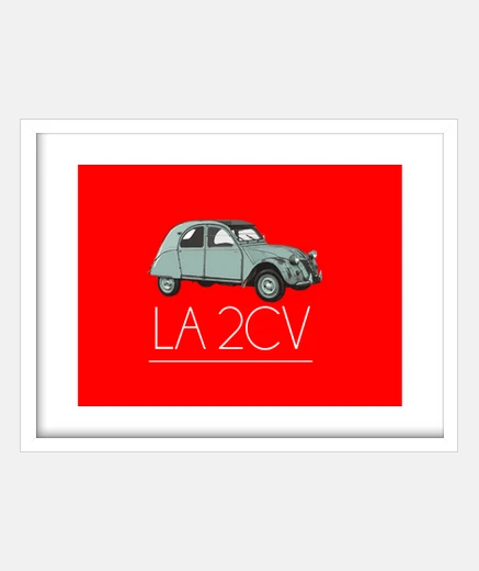 Quadro il 2cv verde