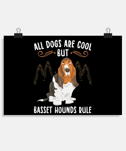 Poster il basset hound governa il basset hound