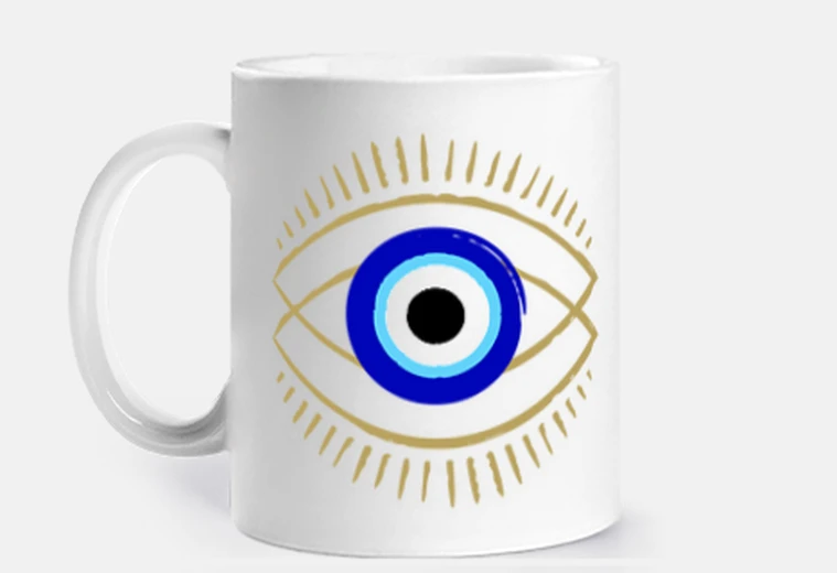 Mug Œil bleu protecteur