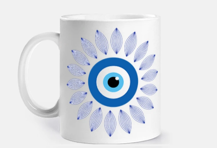 Mug Œil bleu protecteur