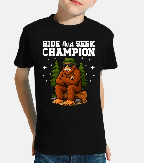 Abbigliamento il campione di nascondino Sasquatch