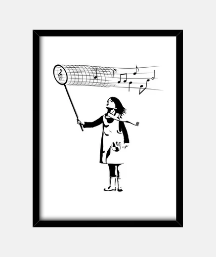 Quadro il catcher di musica