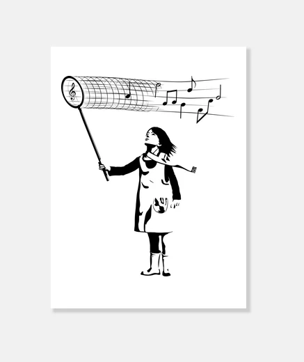 Stampa il catcher di musica