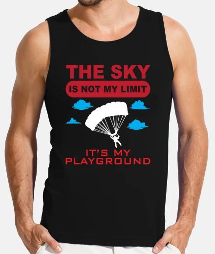 T-shirt il cielo non è il mio limite paracaduti