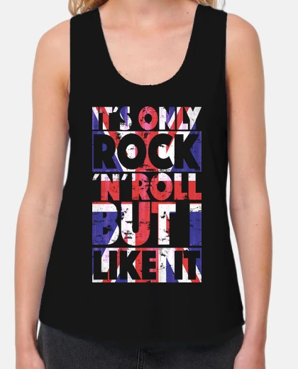 Tee-shirt il est seulement rock'n'roll