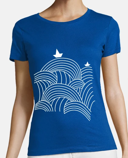 Tee-shirt il était une fois un bateau - style japonais