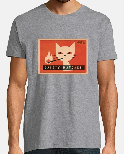 T-shirt il gatto fumatore