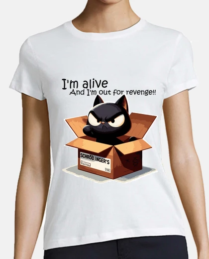 T-shirt il gatto schrödinger