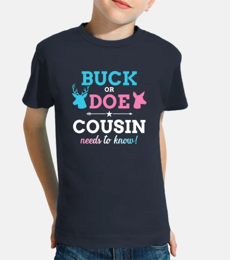 Abbigliamento il genere rivela buck o cugino baby