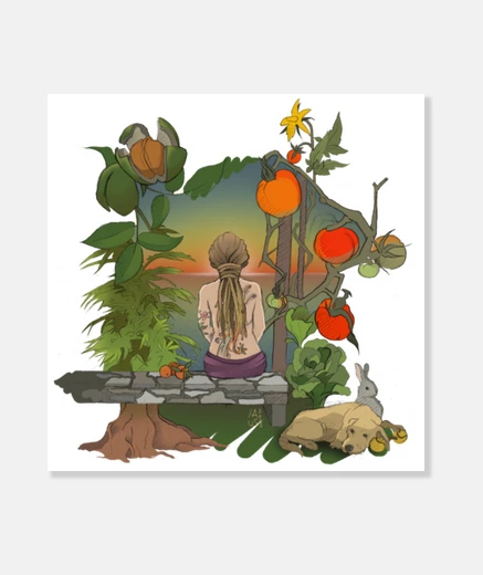 Stampa il giardino