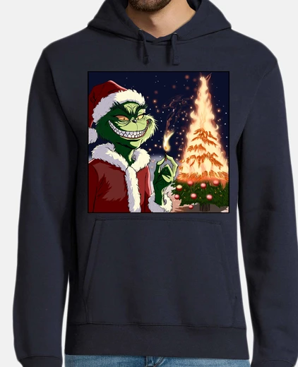 Felpa il Grinch che brutta vita