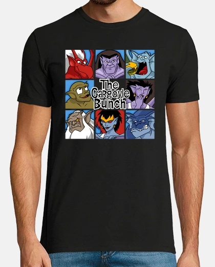 T-shirt il gruppo di gargoyle - collabora con u