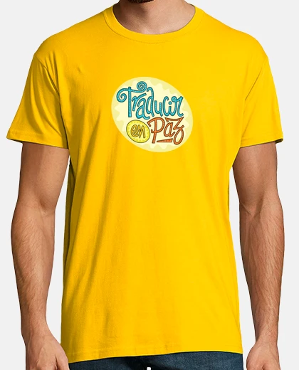 T-shirt il logo si traduce in pace