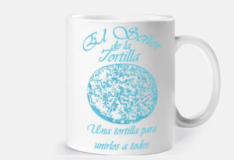 Tazza Il logoore Tortilla in blu