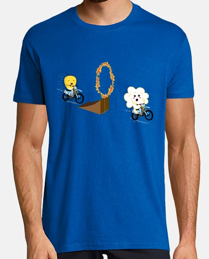 T-shirt il mais incontra il fuoco e il popcorn