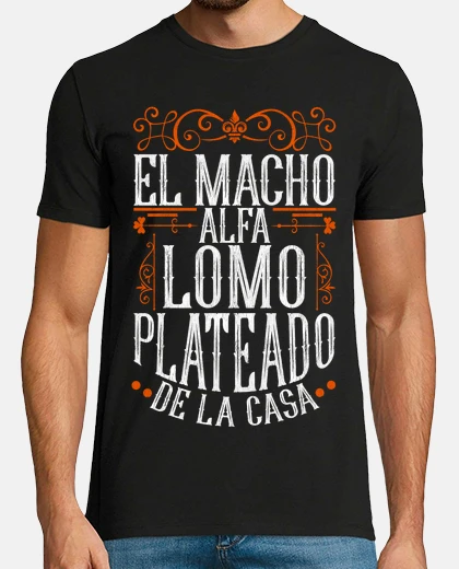 T-shirt il maschio alfa silverback divertente umorismo domestico