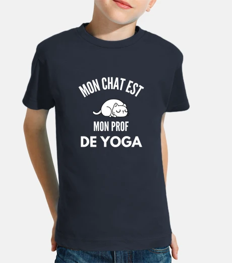 Abbigliamento il mio gatto è il mio insegnante di yog