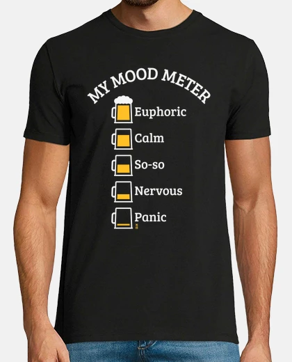 T-shirt il mio misuratore dell39umore - bevitor