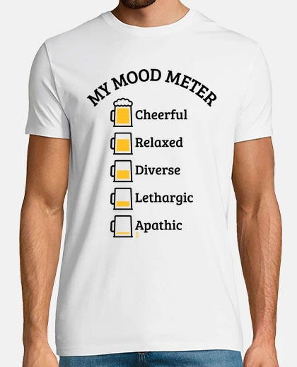 T-shirt il mio misuratore dell39umore - bevitor