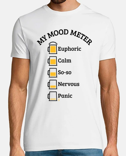 T-shirt il mio misuratore dell39umore - bevitor