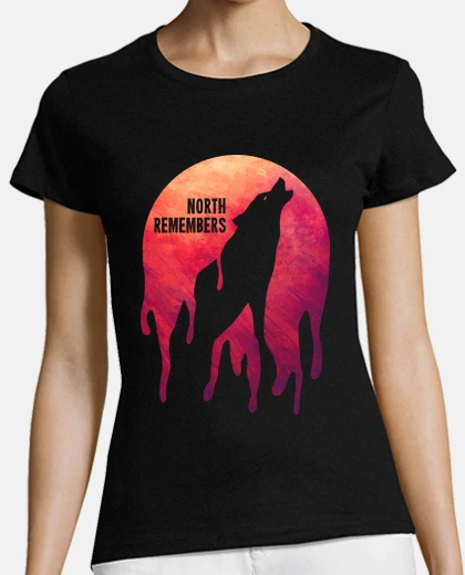 T-shirt il nord ricorda la t-shirt lupo stark