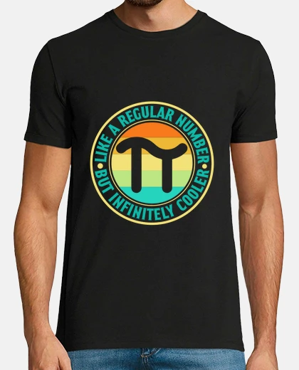 T-shirt il numero pi è come un numero normale ma infinitamente trendy , insegnante, ritorno a scuola,