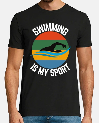 T-shirt il nuoto è il mio appassionato di nuota