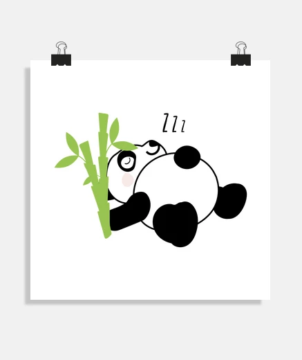 Poster il panda ha sonno - poster