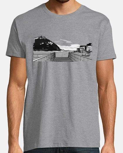 T-shirt il perto di donostia-san sebastián Nero