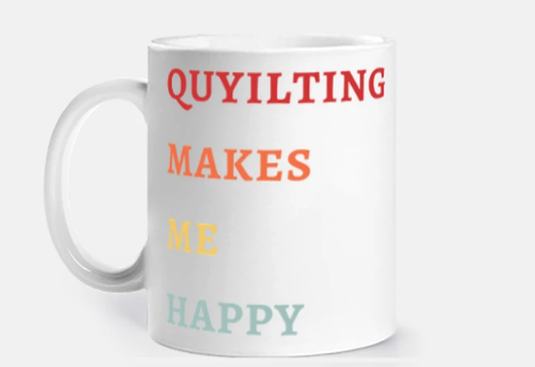 Tazza il quilting mi rende felice