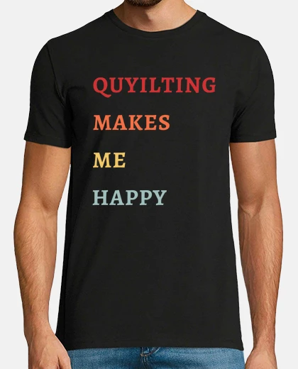 T-shirt il quilting mi rende felice