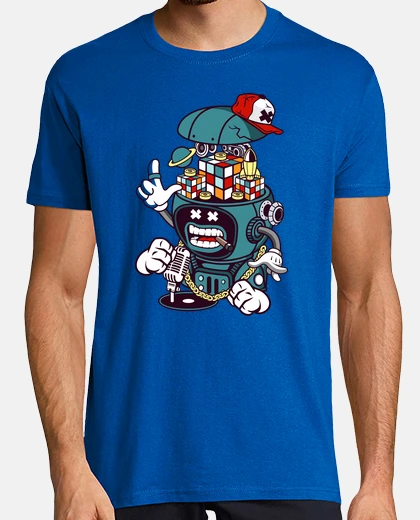 T-shirt Il robot can tante
