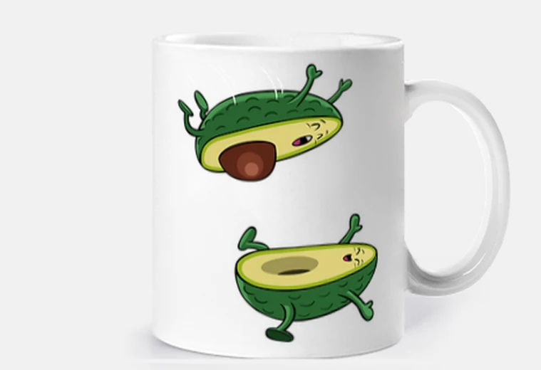 Tazza il salto dell&#39;avocado