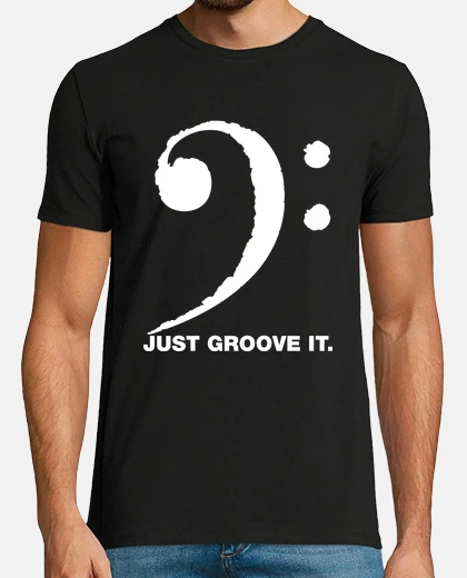 Tee-shirt il suffit de le groover en clé de fa