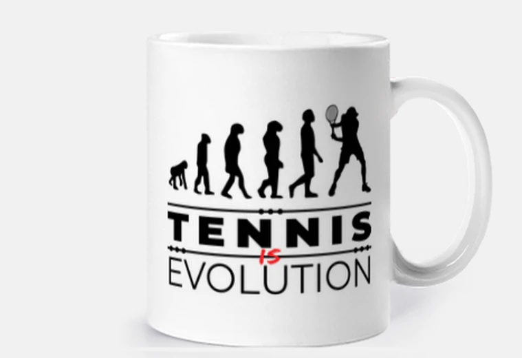 Tazza il tennis è l39umorismo del messaggio d