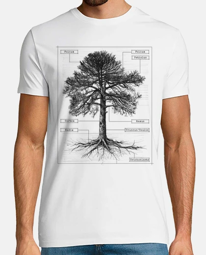 T-shirt il tronco dell39albero lascia i rami de