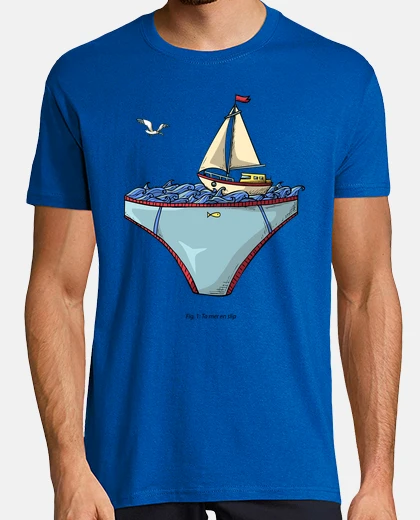 T-shirt il tuo mare in scivolata