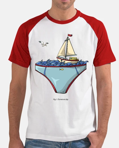 T-shirt il tuo mare in scivolata