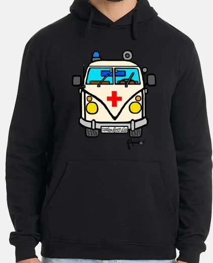 Felpa il van dell39ambulanza