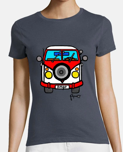 T-shirt il van ruota di scorta