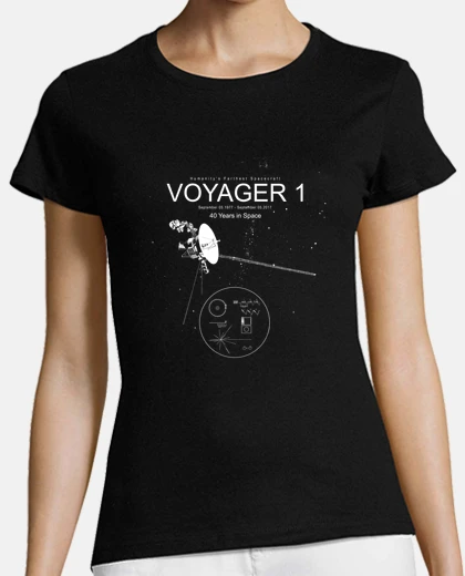 T-shirt il voyager &egrave; il pi&ugrave; spazioso spazio di 1 umanit&agrave;
