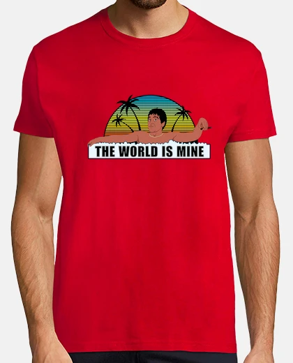 T-shirt il world è mine