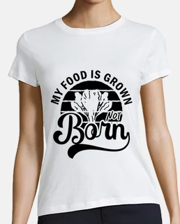 il mio cibo è coltivato in stile vegani