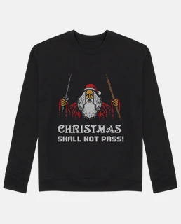 il natale non deve passare / gandalf / brutto / maglione