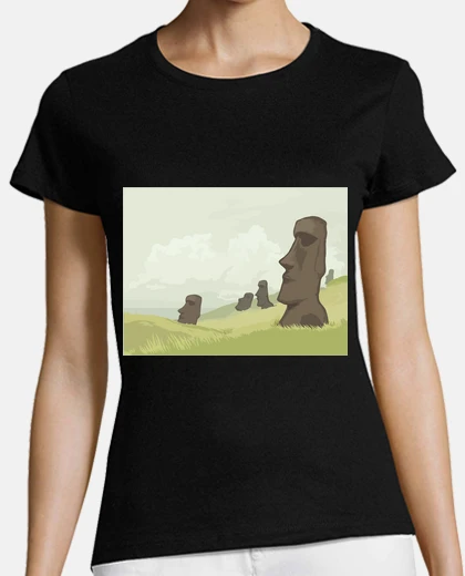 Tee-shirt île de pâques moai